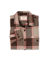 Filson Vintage Flannel Work Shirt in Tan/Orange Plaid