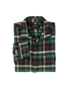 Filson Vintage Flannel Work Shirt in Brown/Cream Plaid