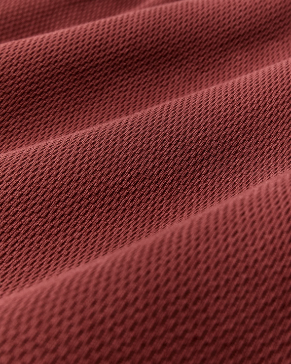 Filson Waffle Knit Thermal Crewneck in Fired Brick