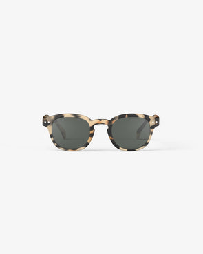 Izipizi C Frame Sunglasses in Light Tortoise with Grey Lenses