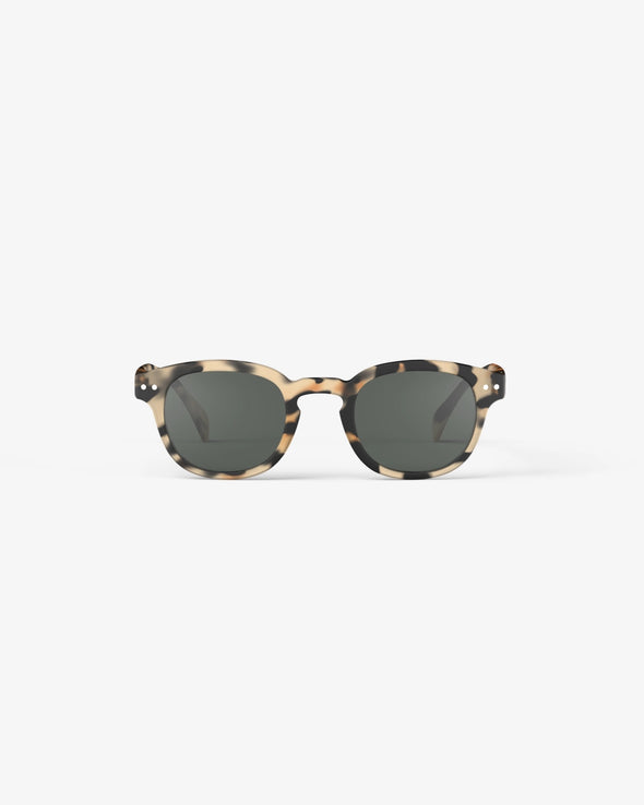 Izipizi C Frame Sunglasses in Light Tortoise with Grey Lenses