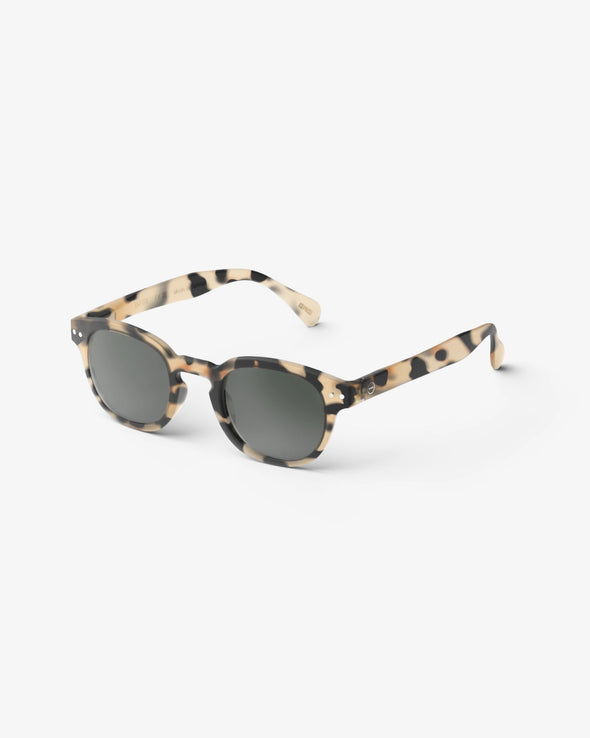 Izipizi C Frame Sunglasses in Light Tortoise with Grey Lenses
