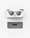 Izipizi C Frame Sunglasses in Light Tortoise with Grey Lenses