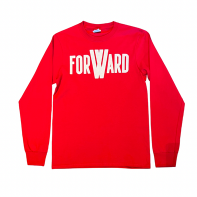 Journeyman Co. ForWard LS Graphic Tee in Red