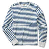 Taylor Stitch LS Tee in Vintage White Stripe Indigo