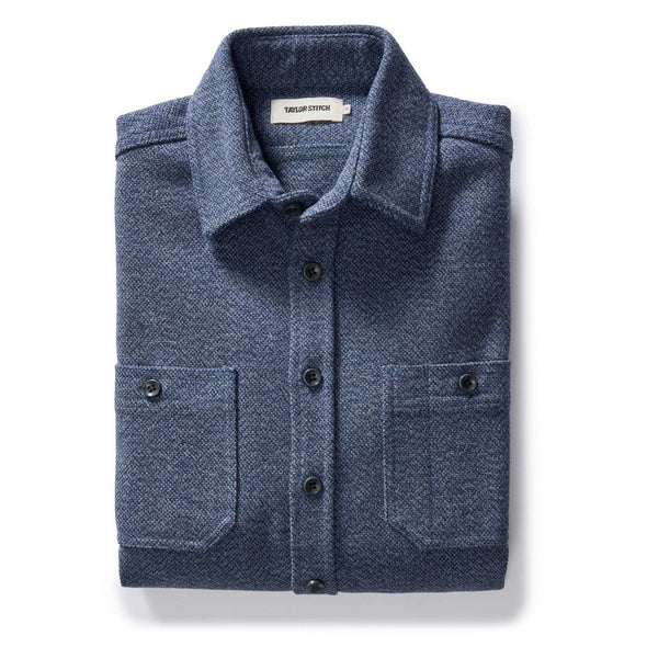 Taylor Stitch Utility Shirt in Indigo Wool Canvas