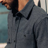 Taylor Stitch Utility Shirt in Indigo Wool Canvas
