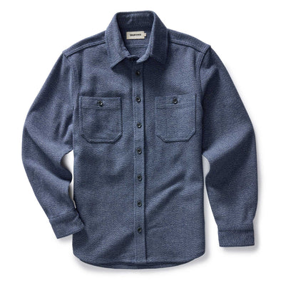 Taylor Stitch Utility Shirt in Indigo Wool Canvas
