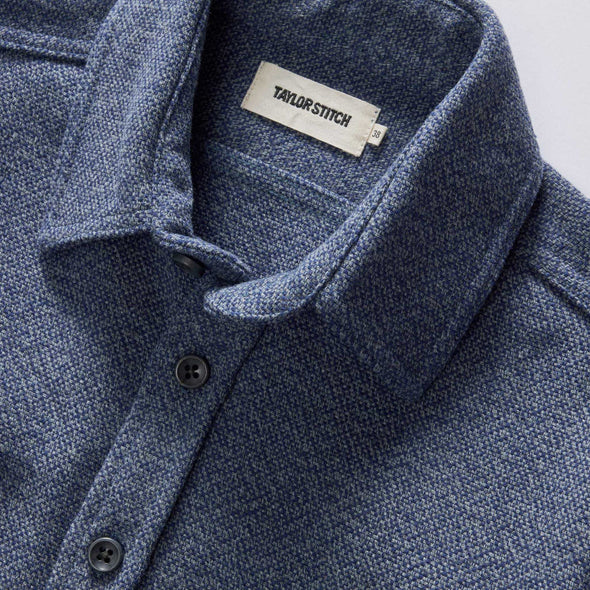 Taylor Stitch Utility Shirt in Indigo Wool Canvas