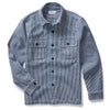 Taylor Stitch Shop Shirt Jacket in Indigo Railroad Stripe