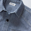 Taylor Stitch Shop Shirt Jacket in Indigo Railroad Stripe