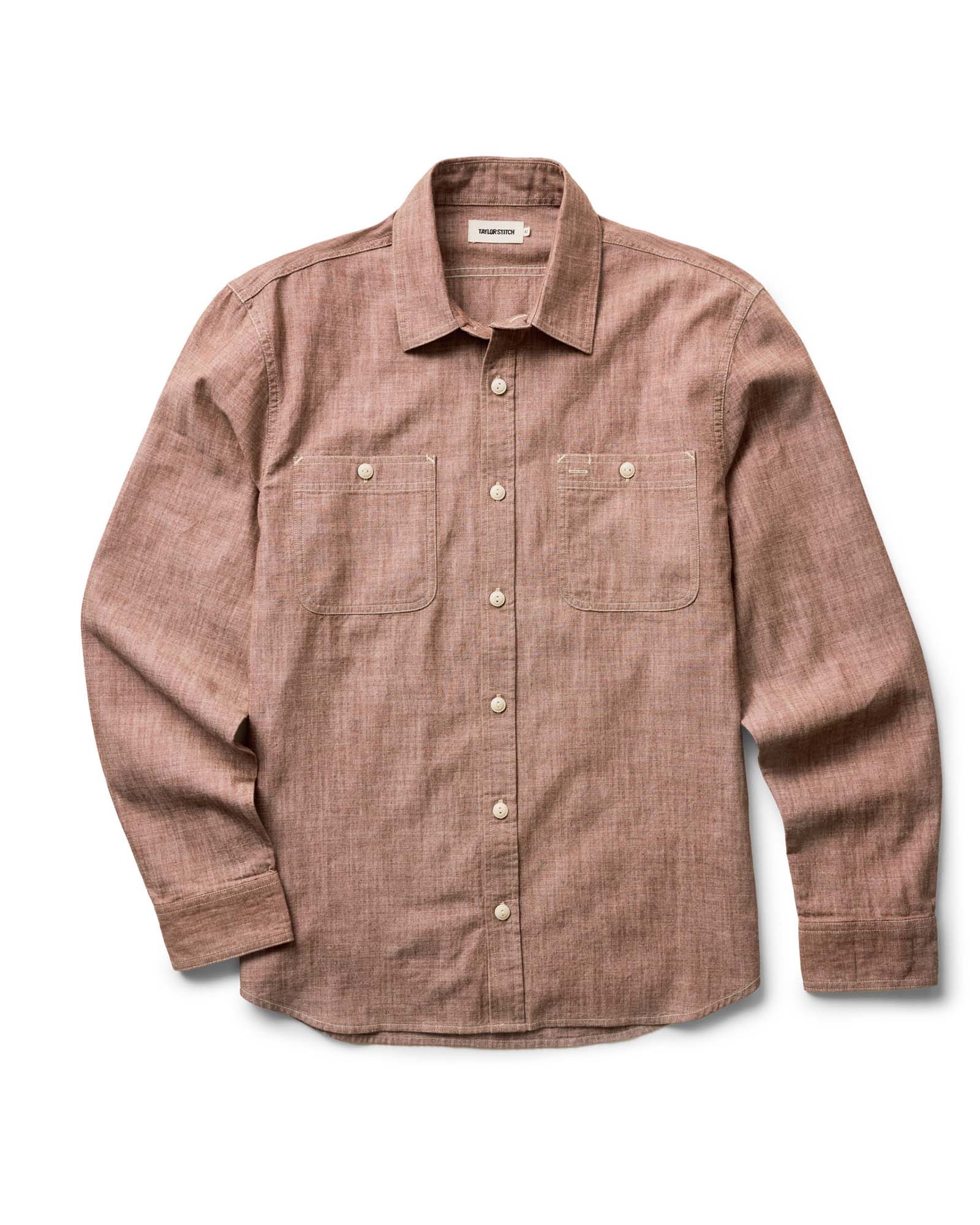 foundry dress shirts The Shirt in Brick Chambray - XL - 44 Buy Brown/Cream Christmas Pudding Size (INT):XXL 21postbfcm60 in three