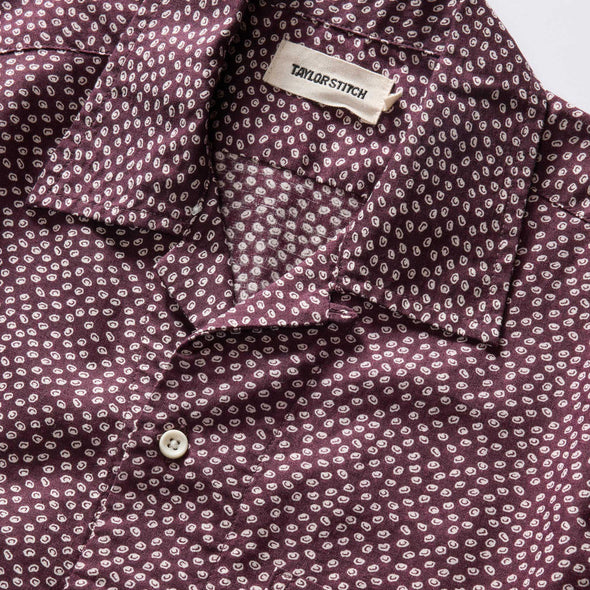 Taylor Stitch Hawthorne SS Shirt in Port Oyster