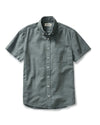 Taylor Stitch Short Sleeve Jack in Deep Sea Seersucker