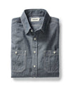 Taylor Stitch Utility Shirt in Rinsed Indigo Nep