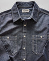 Taylor Stitch Utility Shirt in Rinsed Indigo Nep