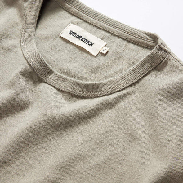 Taylor Stitch Organic Cotton SS Tee in Sage