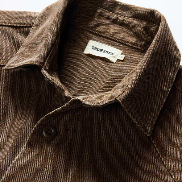 Taylor Stitch Shop Shirt in Aged Penny Chipped Canvas