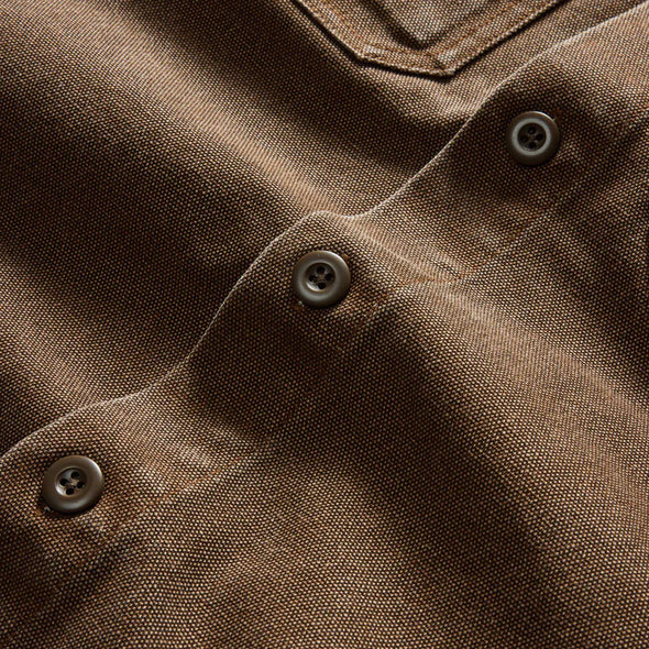 Taylor Stitch Shop Shirt in Aged Penny Chipped Canvas