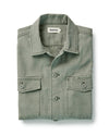 Taylor Stitch Surplus Shirt in Feild Olive Reverse Sateen
