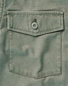 Taylor Stitch Surplus Shirt in Feild Olive Reverse Sateen