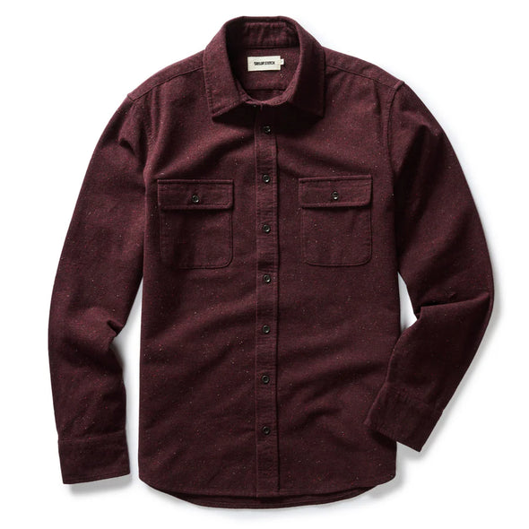 Taylor Stitch Yosemite Shirt in Nutmeg Donegal