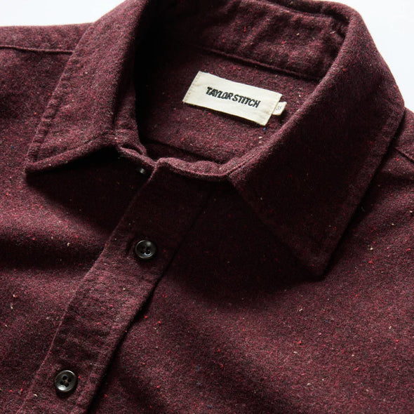 Taylor Stitch Yosemite Shirt in Nutmeg Donegal