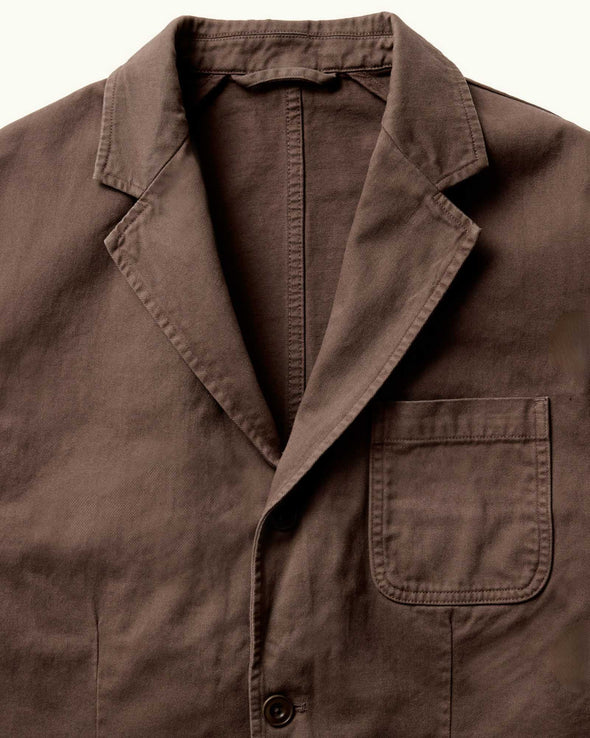 Taylor Stitch Foundation Sportcoat in Organic Espresso Twill