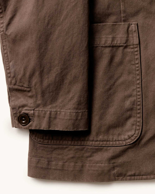 Taylor Stitch Foundation Sportcoat in Organic Espresso Twill