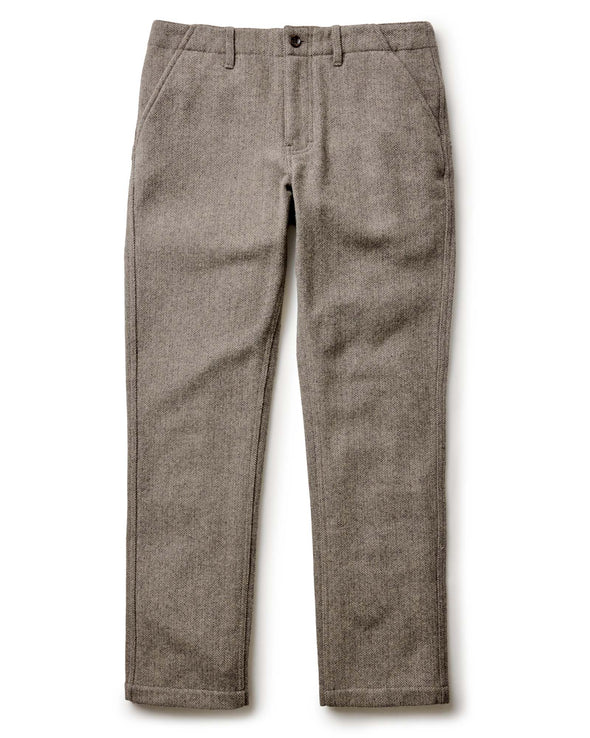 Taylor Stitch Carnegie Pant in Gravel Herringbone Wool