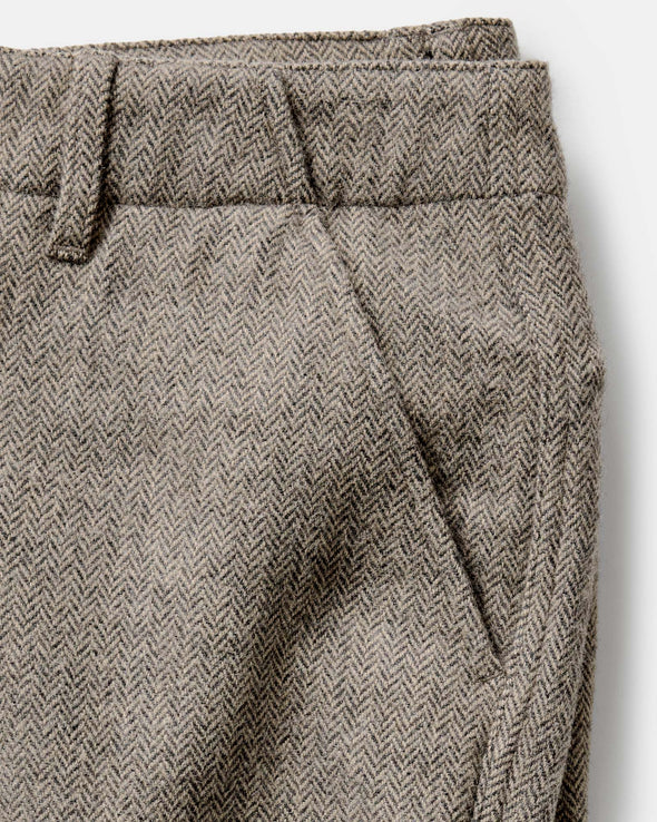 Taylor Stitch Carnegie Pant in Gravel Herringbone Wool