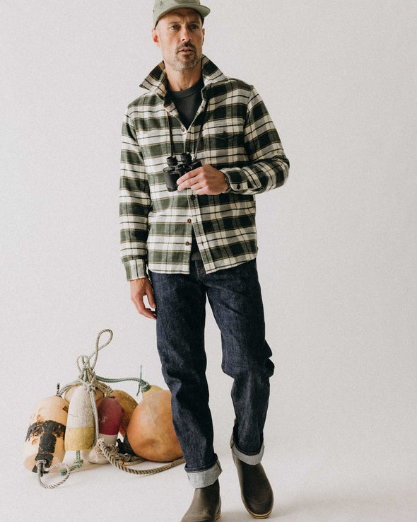 Taylor Stitch Crater Shirt in Forest Plaid