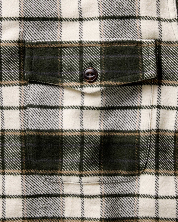 Taylor Stitch Crater Shirt in Forest Plaid