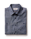 Taylor Stitch Foundry Shirt in Rinsed Indigo Chambray