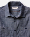 Taylor Stitch Foundry Shirt in Rinsed Indigo Chambray