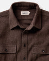 Taylor Stitch Ledge Shirt in Black Coffee Linen Tweed