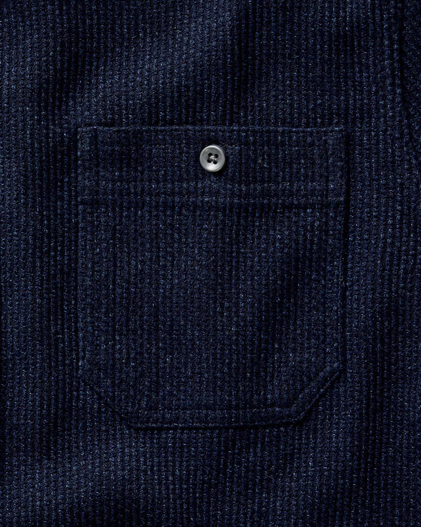 Taylor Stitch Utility Shirt in Rinsed Indigo Sashiko