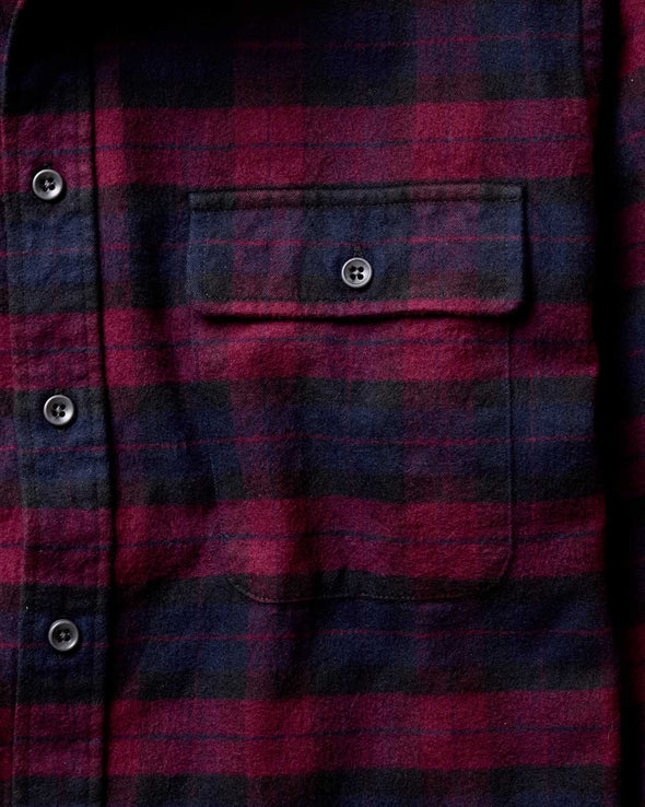 Taylor Stitch The Yosemite Shirt in Port Plaid