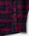 Taylor Stitch The Yosemite Shirt in Port Plaid