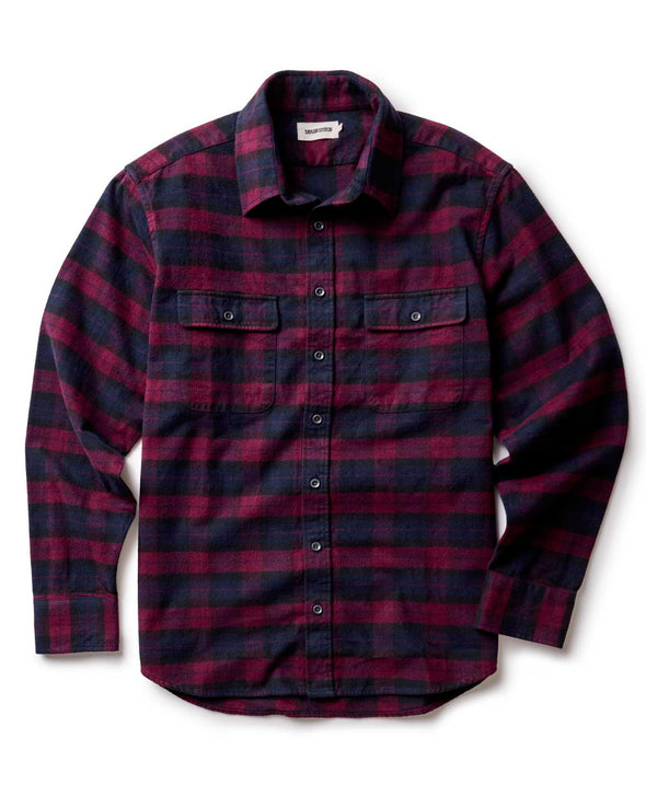 Taylor Stitch The Yosemite Shirt in Port Plaid