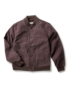 Taylor Stitch Cockpit Bomber in Soil Moleskin