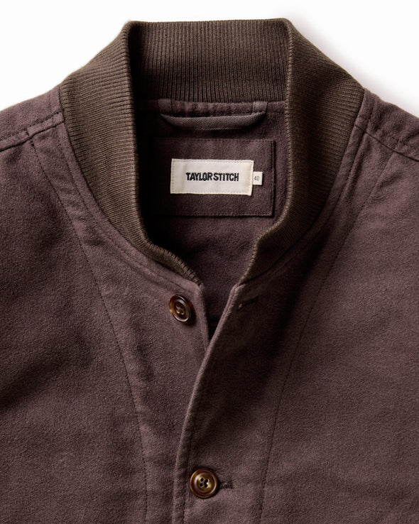 Taylor Stitch Cockpit Bomber in Soil Moleskin