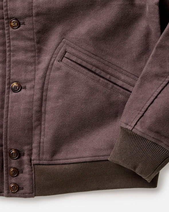 Taylor Stitch Cockpit Bomber in Soil Moleskin