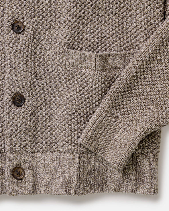 Taylor Stitch The Crawford Sweater in Coffee Twist
