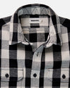 Taylor Stitch The Division Shirt in Black Indigo Check