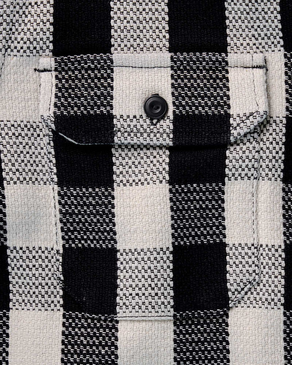 Taylor Stitch The Division Shirt in Black Indigo Check