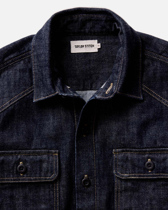 Taylor Stitch Shop Shirt in Rinsed Indigo Selvedge