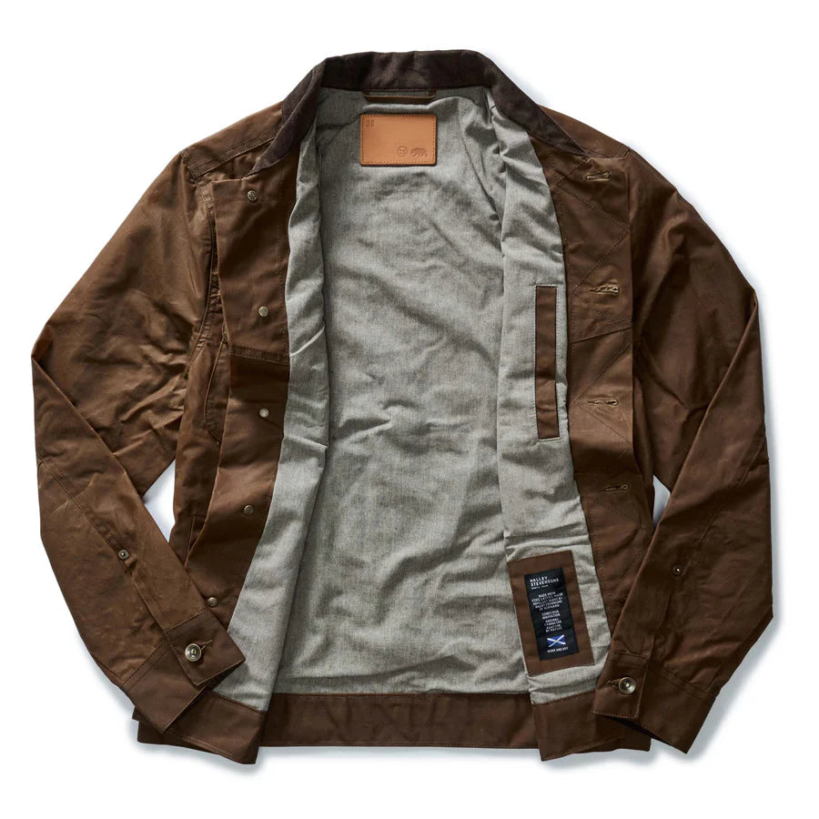 the long haul jacket in tobacco waxed canvas TAYLOR STITCH - the Trucker Motorcycle Jacket is made from the best materials and hand sewn by our skilled craftspeople. The Long Haul Jacket in