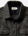 Taylor Stitch Connor Overshirt in Heather Olive Boucle