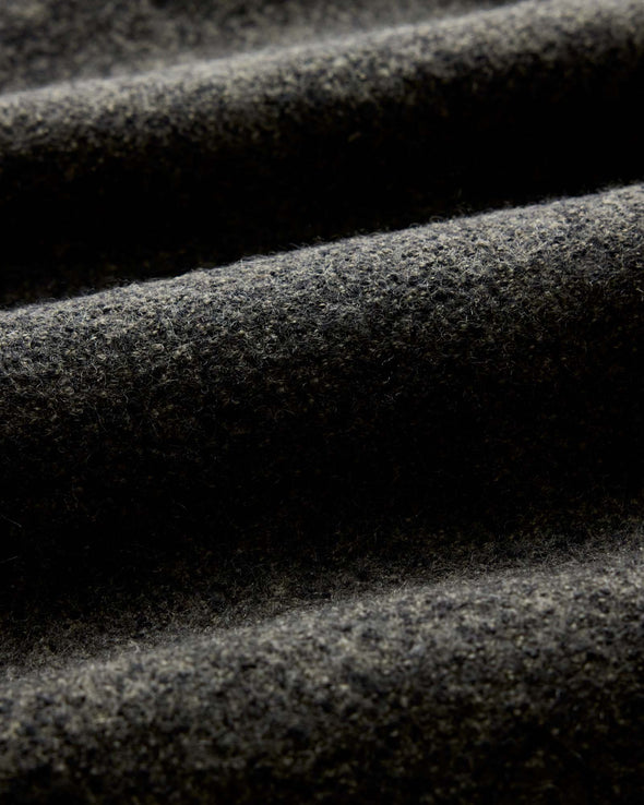 Taylor Stitch Connor Overshirt in Heather Olive Boucle